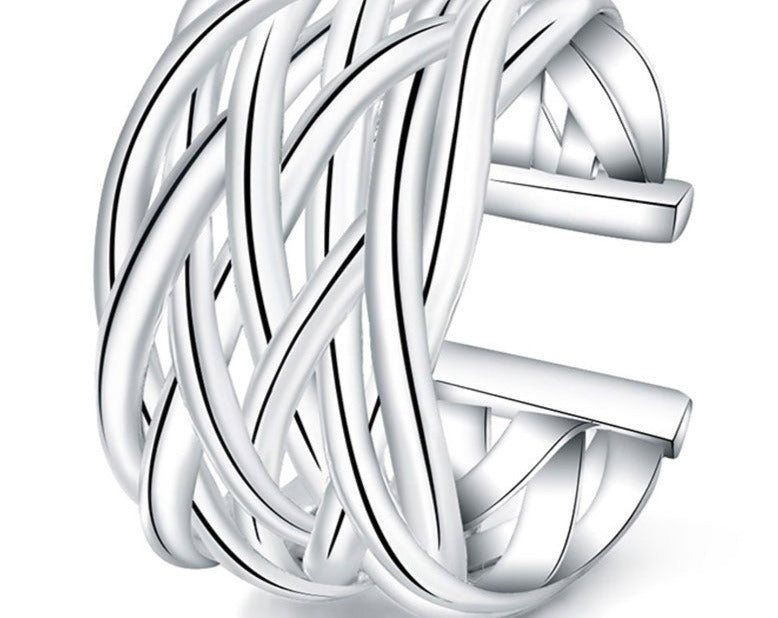 Open Weaving Ring - A Unisex Fashion Statement for Women [Low stock]