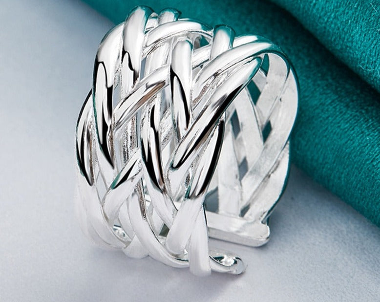 Open Weaving Ring - A Unisex Fashion Statement for Women [Low stock]