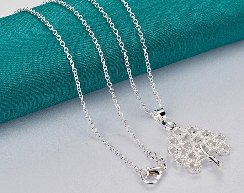 Tree Pendant Necklace For Woman Charm  [low stock]