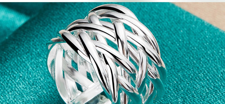 Open Weaving Ring - A Unisex Fashion Statement for Women [Low stock]