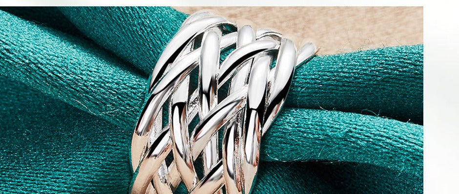 Open Weaving Ring - A Unisex Fashion Statement for Women [Low stock]