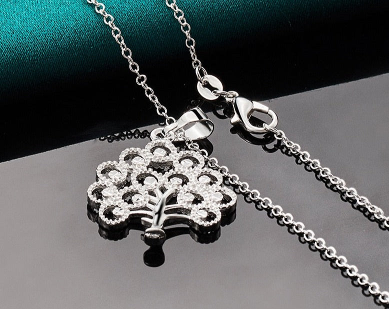 Tree Pendant Necklace For Woman Charm  [low stock]