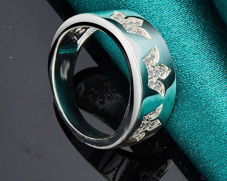 Regal Sterling Silver Crown AAA Zircon Ring for Women and Men [Low Stock]