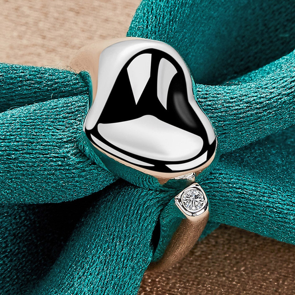 "Express Your Love with Our Smooth Concave Heart Ring for Women" [low stock]
