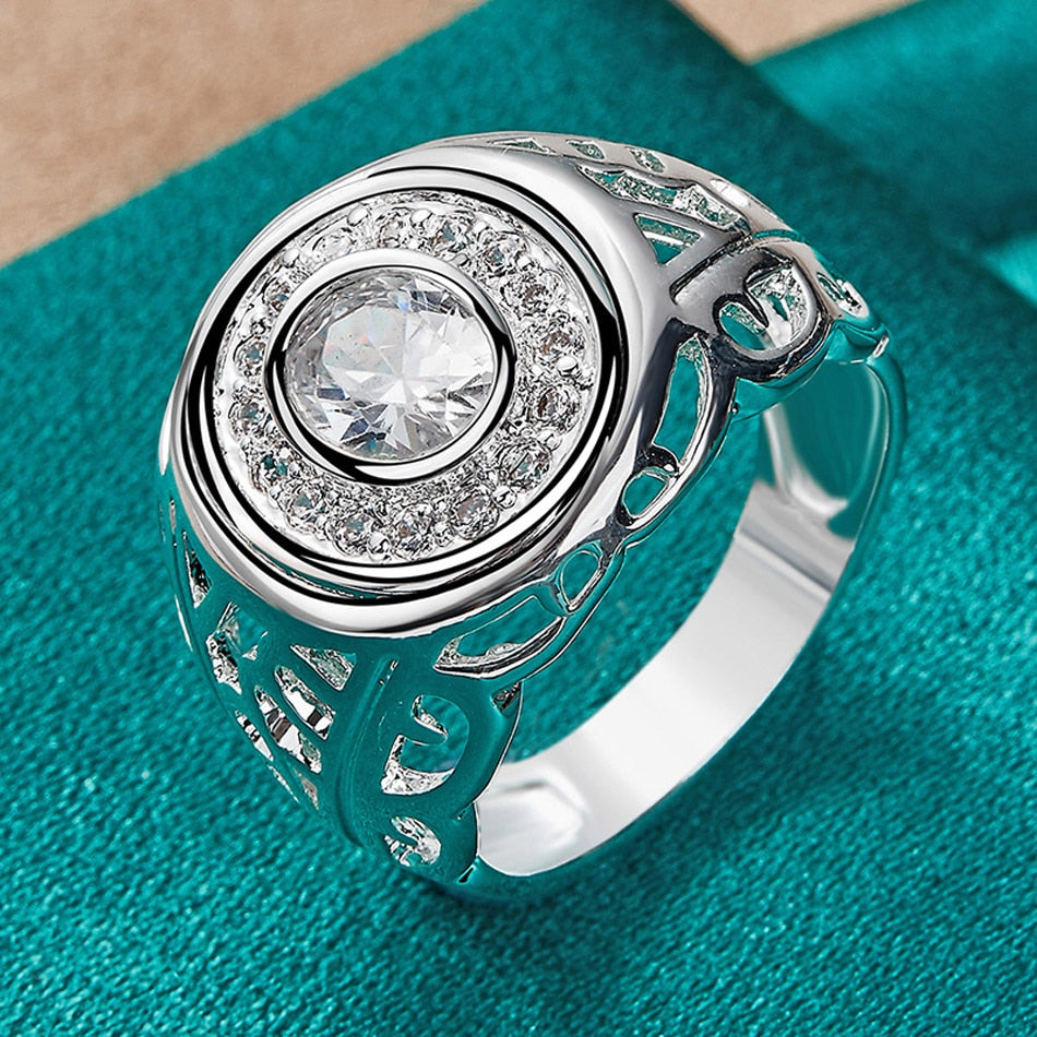 "Elevate Your Style with Our Stunning Diamond-Look Ring for women" [Low stock]